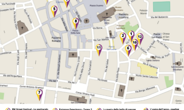 Mappa attività Pistoia Magic Street Festival 2023
